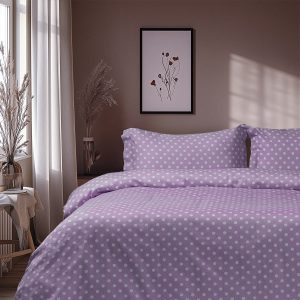 Beauty Home Σετ σεντόνια μονά με λάστιχο Art 10101 Fancy 110x200+30 Λιλά