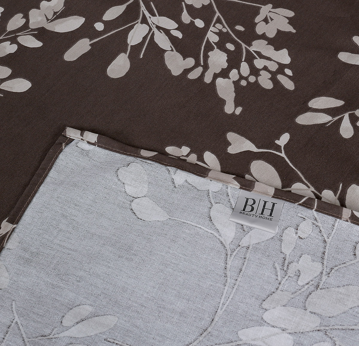 Beauty Home Σετ σεντόνια υπέρδιπλα με λάστιχο Memories Art 12693 165x200+30 Καφέ - Image 3