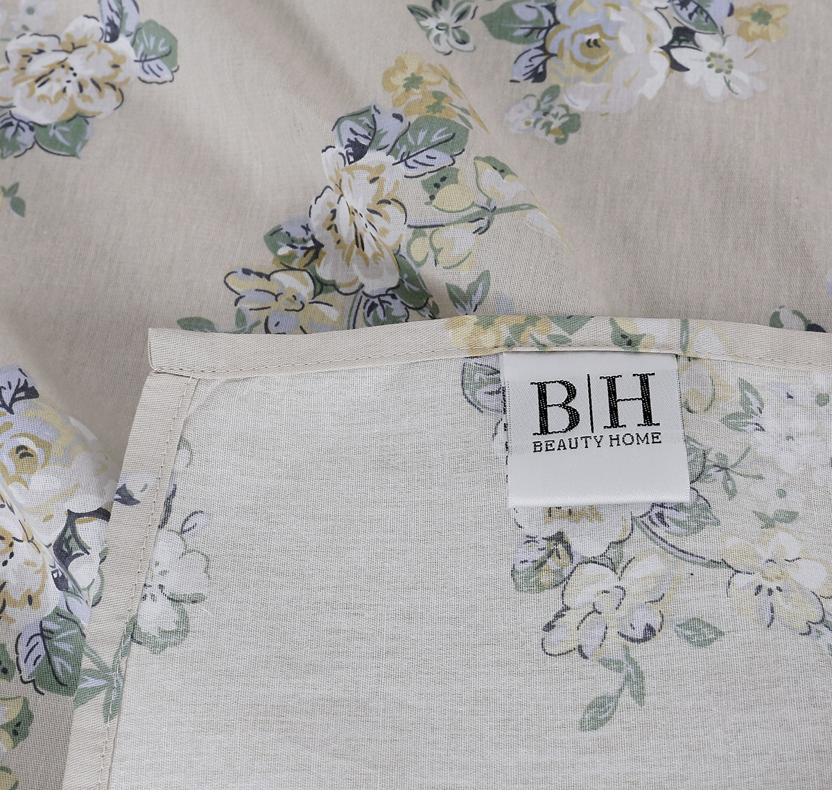 Beauty Home Σετ σεντόνια υπέρδιπλα με λάστιχο Memories Art 12698 165x200+30 Μπεζ - Image 3