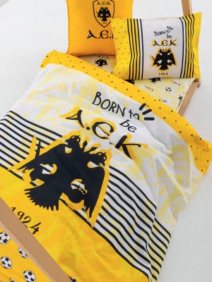 Palamaiki Σετ Σεντόνια Κούνιας Aek 1924 130x170 Aek9