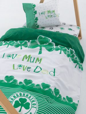 Palamaiki Σετ Σεντόνια Κούνιας Panathinaikos F.C. 130x170 FC12