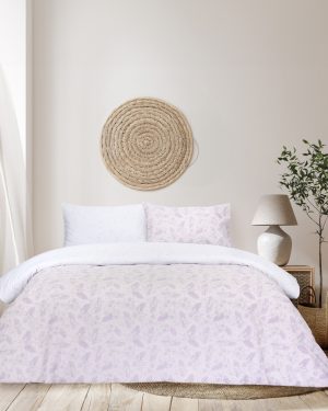 Kocoon Home Σετ Σεντόνια Υπέρδιπλα με Λάστιχο - Voyage Λιλά, Μωβ, Ροζ
