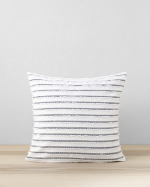 Nima Home Διακοσμητική Μαξιλαροθήκη 45x45 - Raya Λευκό, Γκρι