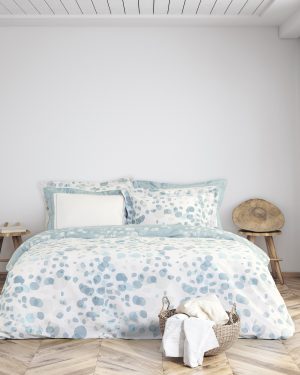 Nima Home Σετ Σεντόνια Μονά με Λάστιχο - Aesthetic Λευκό, Μπλε, Τιρκουάζ, Σιέλ