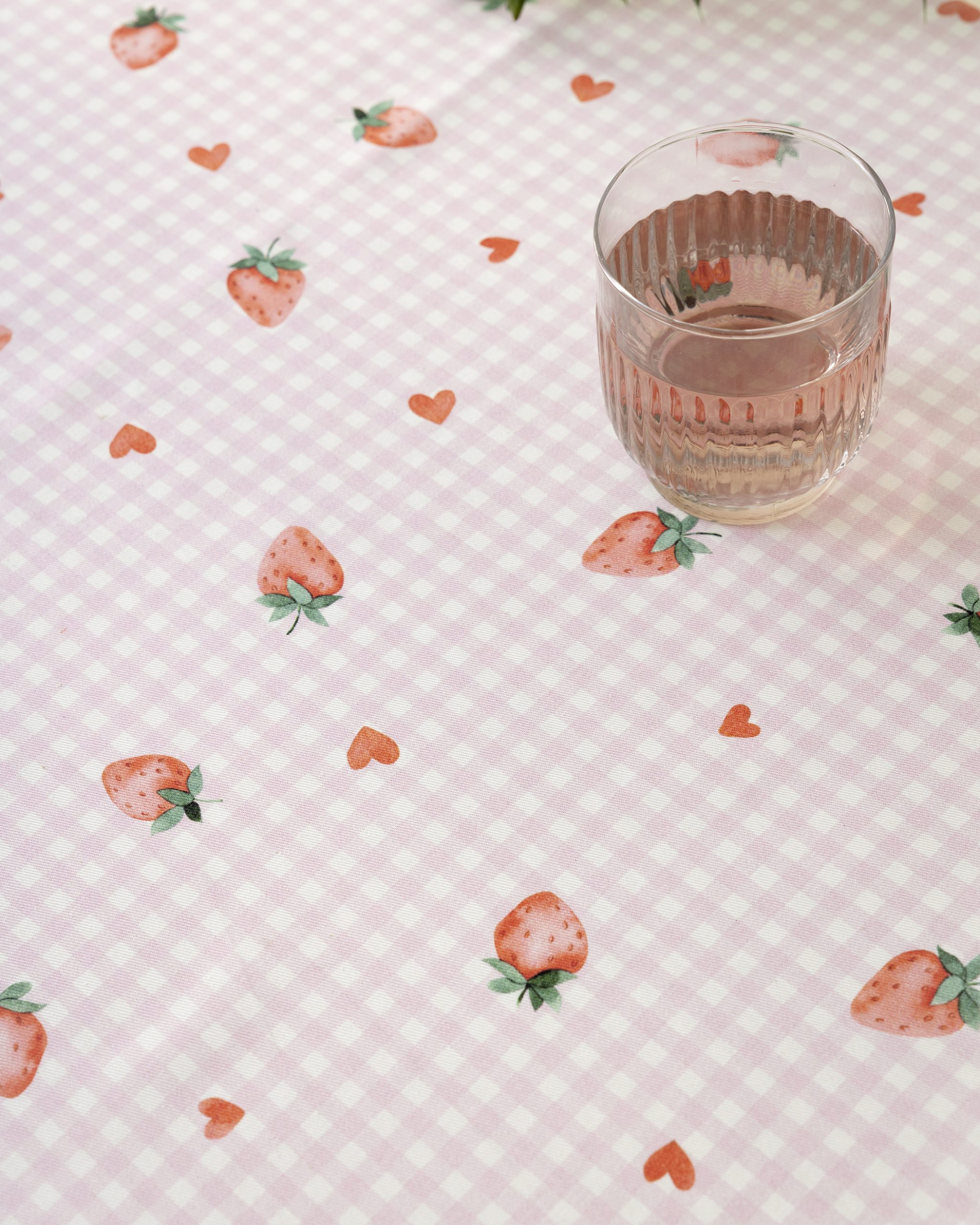 Nima Home Τραπεζομάντηλο 140x240 - Strawberry Love Ροζ - Image 2