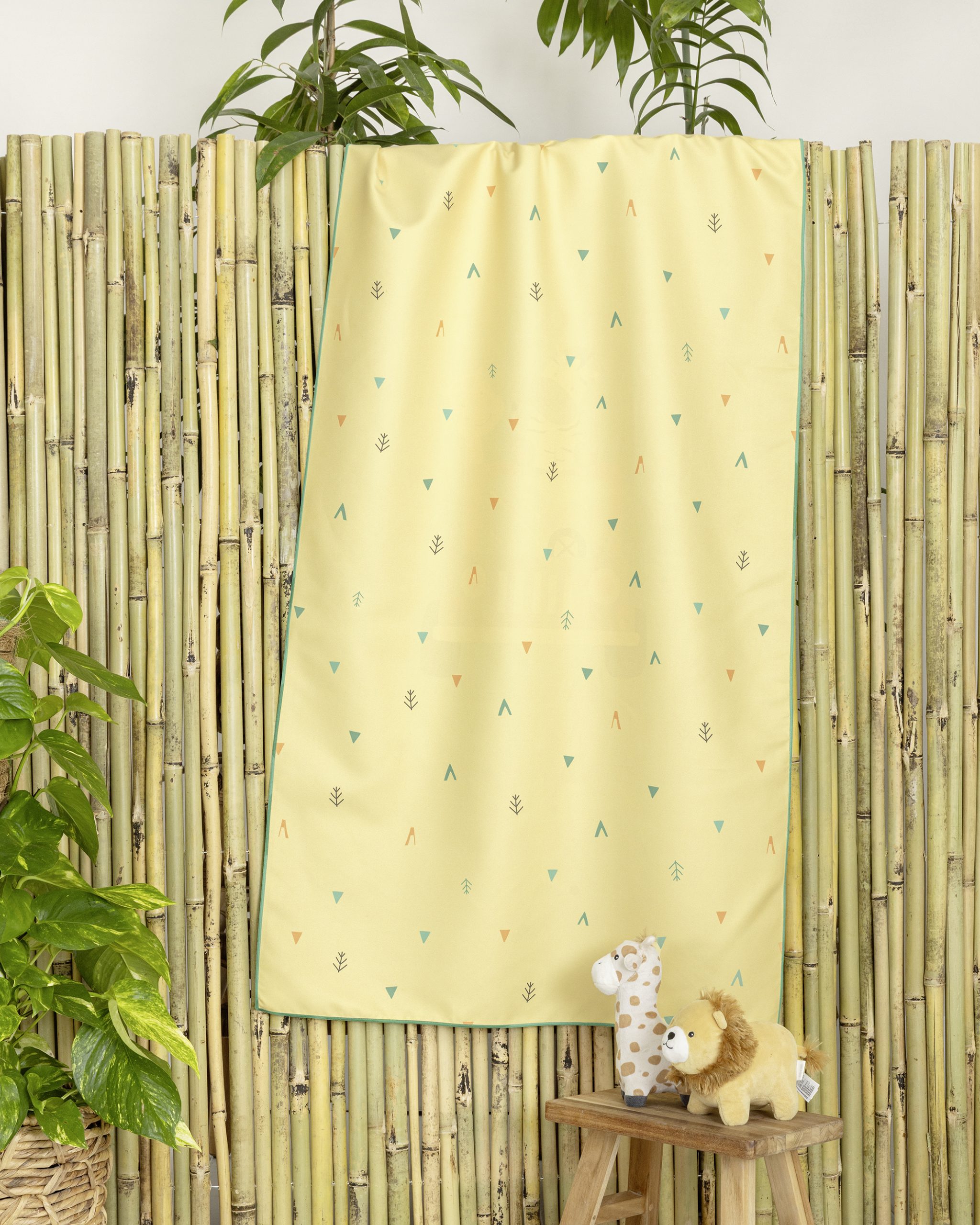 Nima Kids Πετσέτα Θαλάσσης 70x140 - Let's Get Wild Πράσινο - Image 2