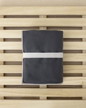 Nima Home Πετσέτα Θαλάσσης 75x150 - Riva Dark Gray Γκρι