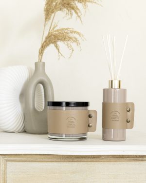Nima Home Σετ Αρωματικό Χώρου με Στικ 100ml & Αρωματικό Κερί 130gr - Home, Always Powder
