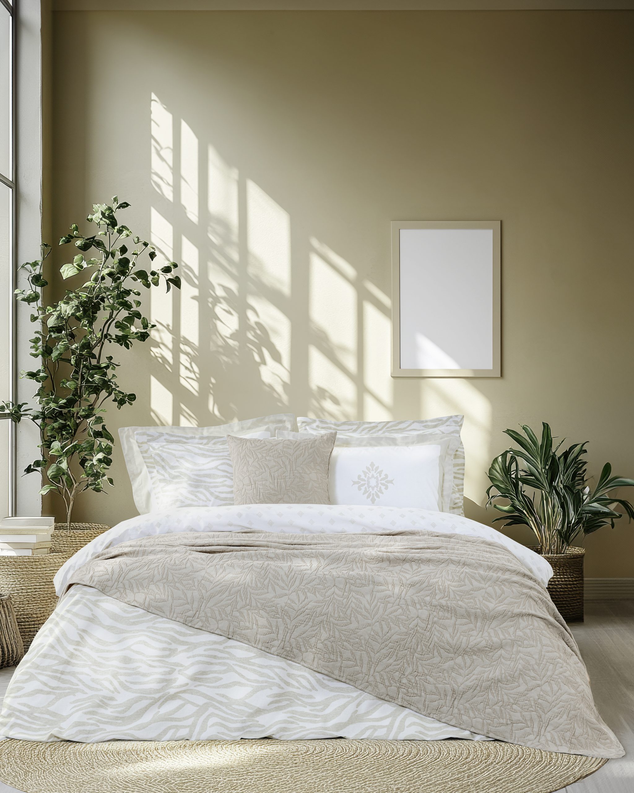 Nima Home Κουβέρτα Υπέρδιπλη 220x240 - Nuve Taupe Μπεζ