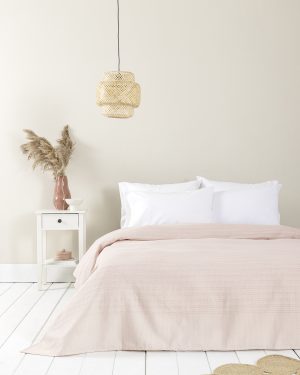 Nima Home Κουβέρτα Υπέρδιπλη 220x240 - Dune Rose Pink Ροζ