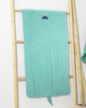 Nima Kids Πετσέτα Θαλάσσης 70x140 - Mako Tιρκουάζ