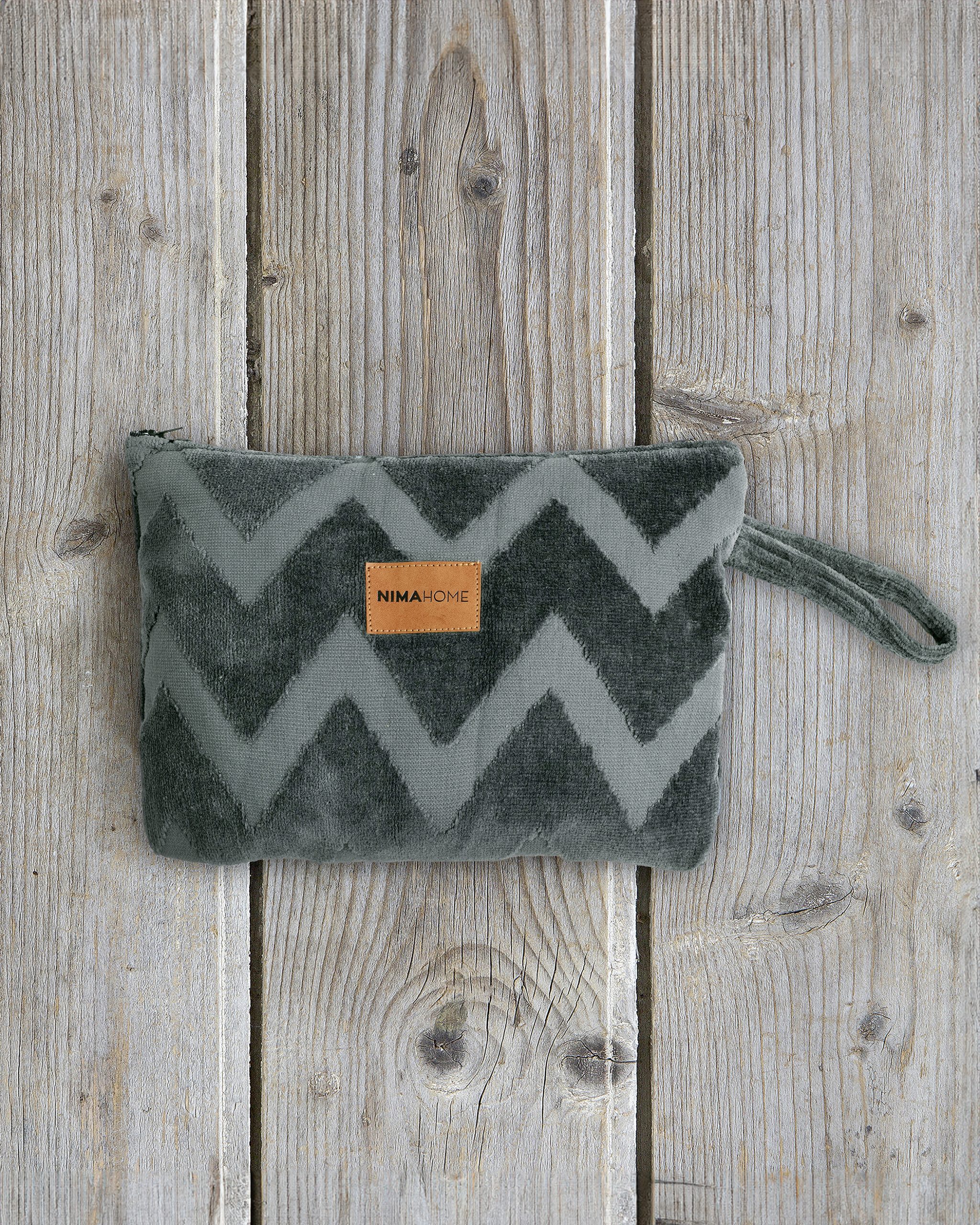 Nima Home Nεσεσέρ θαλάσσης 23x32 - Vida Dark Gray Γκρι