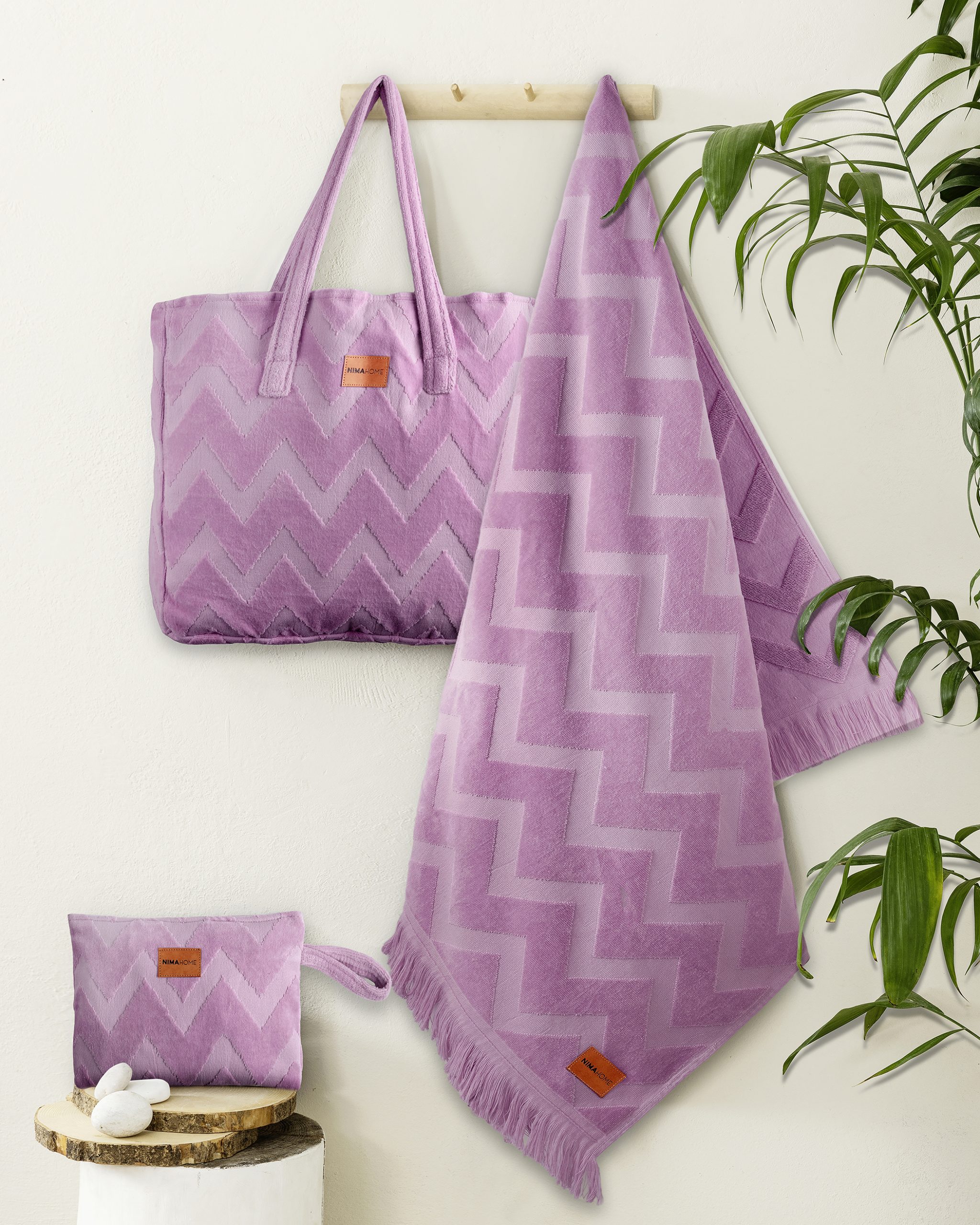 Nima Home Nεσεσέρ θαλάσσης 23x32 - Vida Purple Μωβ - Image 2