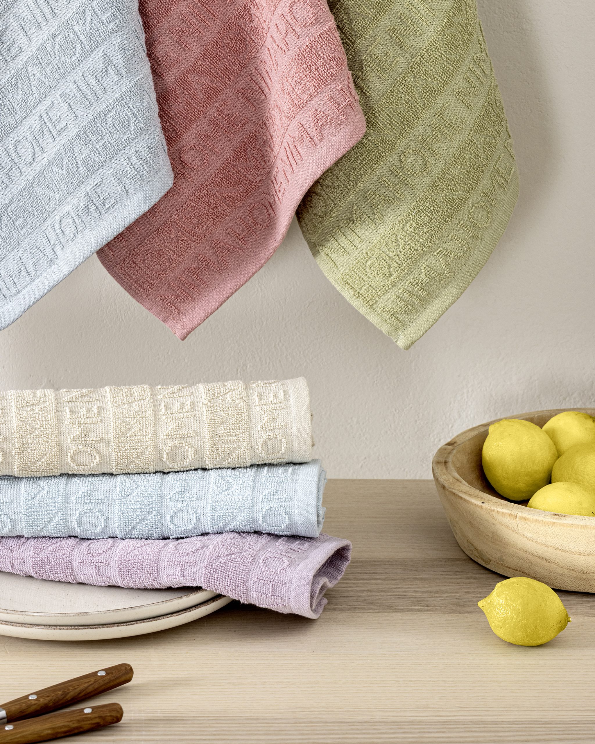 Nima Home Πετσέτα Κουζίνας 40x60 - Label Olive Green Πράσινο - Image 2