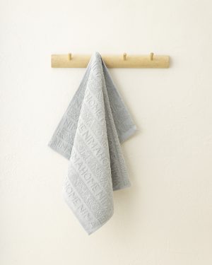 Nima Home Πετσέτα Κουζίνας 40x60 - Label Classy Gray Γκρι