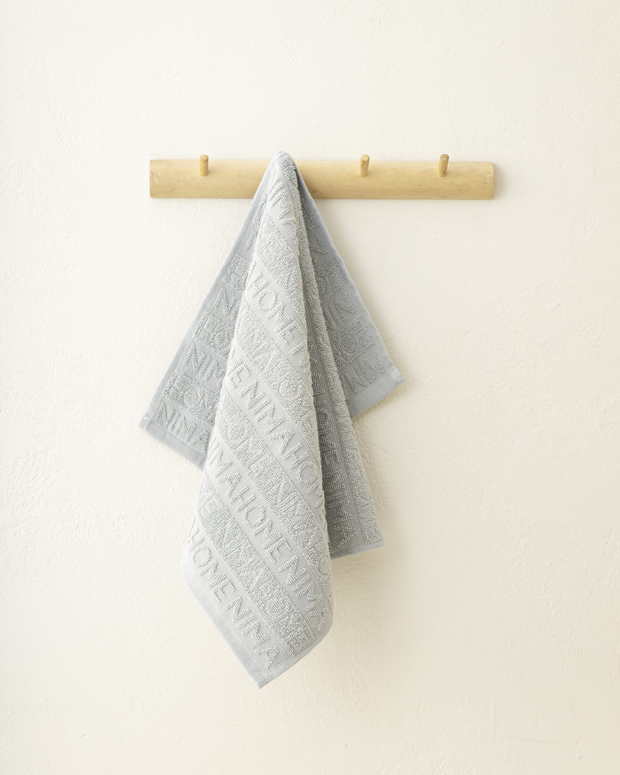 Nima Home Πετσέτα Κουζίνας 40x60 - Label Classy Gray Γκρι