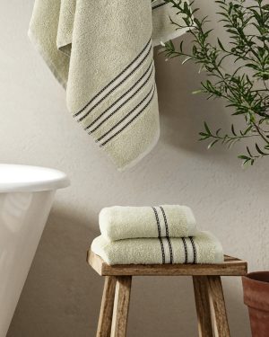Nima Home Σετ Πετσέτες (30x50 + 50x90 + 70x140) - Lorena Light Green Πράσινο