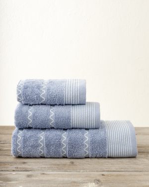 Kocoon Home Σετ Πετσέτες (30x50 + 50x90 + 70x140) - Mayfair Blue Μπλε