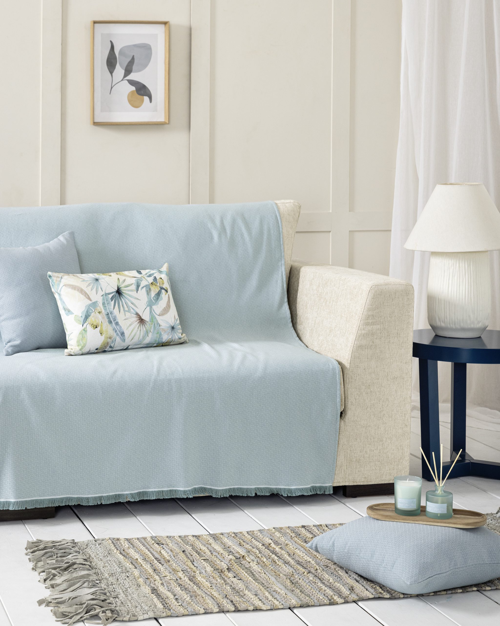 Nima Home Ριχτάρι 180x300 - Iris Petrol Πετρόλ, Σιέλ, Τιρκουάζ