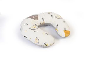 DIMcol Μαξιλάρι Θηλασμού bebe Rainbow 01 60x50x15 White-Grey 100% Cotton