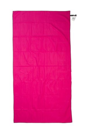 DIMcol Πετσέτα Γυμναστηρίου Quick Dry 50x80 Fuchsia-Dark Grey 90/10 Polyester/Polyamide