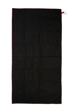 DIMcol Πετσέτα Θαλάσσης Quick Dry 80x160 Black-Bordeaux 90/10 Polyester/Polyamide