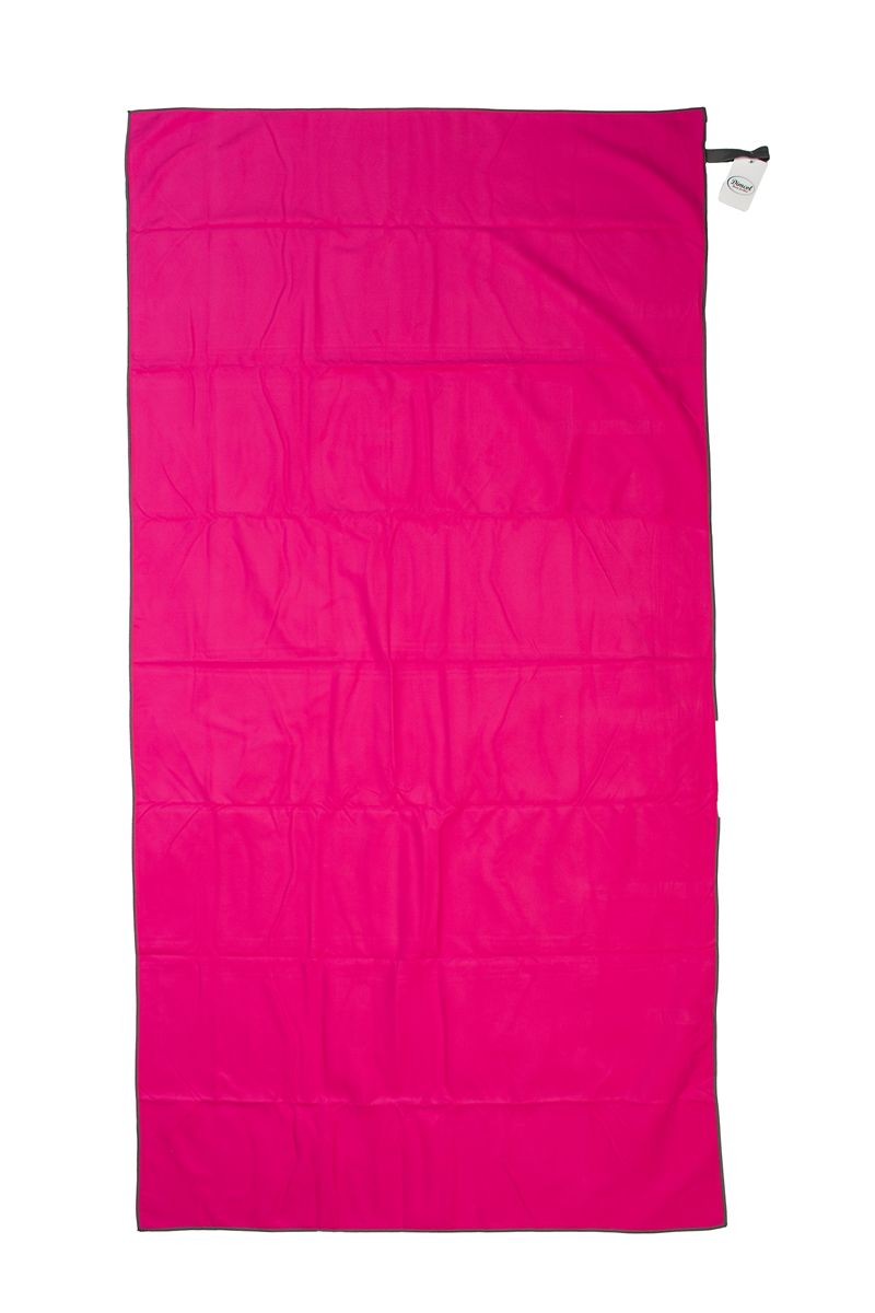 DIMcol Πετσέτα Θαλάσσης Quick Dry 80x160 Fuchsia-Dark Grey 90/10 Polyester/Polyamide