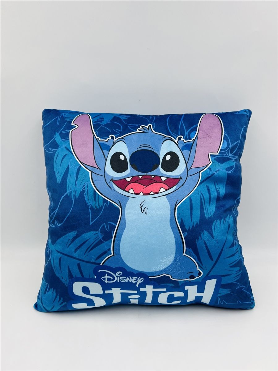 DIMcol Βελούδινο Μαξιλάρι Disney Home Stitch 611 38X38 Dark Blue 100% Velboa - Image 2
