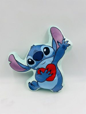 DIMcol Μαξιλάρι 3D Disney Home Stitch 615 35 cm Light Aqua 100% Velboa
