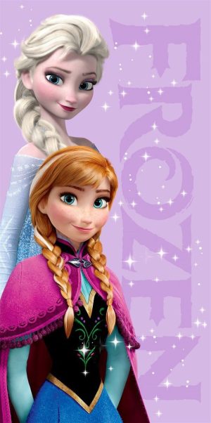 DIMcol Πετσέτα Θαλάσσης Quick Dry Disney Home Frozen 371 70X140 Lilac 100% Microfiber
