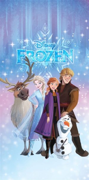 DIMcol Πετσέτα Θαλάσσης Quick Dry Disney Home Frozen 551 70X140 Blue 100% Microfiber
