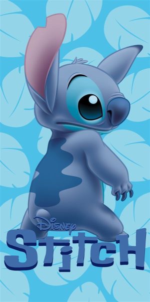 DIMcol Πετσέτα Θαλάσσης Quick Dry Disney Home Lilo & Stitch 544 70X140 Sky Blue 100% Microfiber