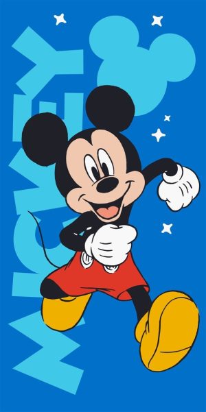 DIMcol Πετσέτα Θαλάσσης Quick Dry Disney Home Mickey 540 70X140 Blue 100% Microfiber