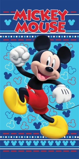 DIMcol Πετσέτα Θαλάσσης Quick Dry Disney Home Mickey 541 70X140 Sky Blue 100% Microfiber