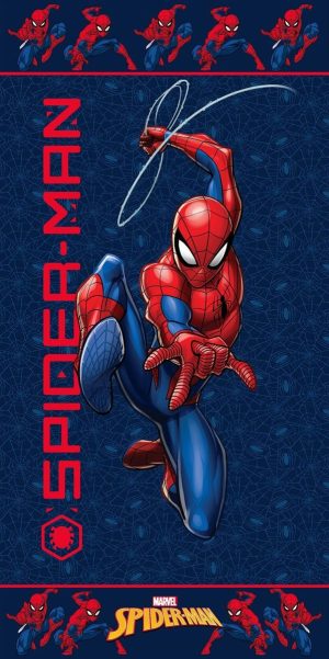 DIMcol Πετσέτα Θαλάσσης Quick Dry Marvel Spider-Man 558 70X140 Dark Blue 100% Microfiber