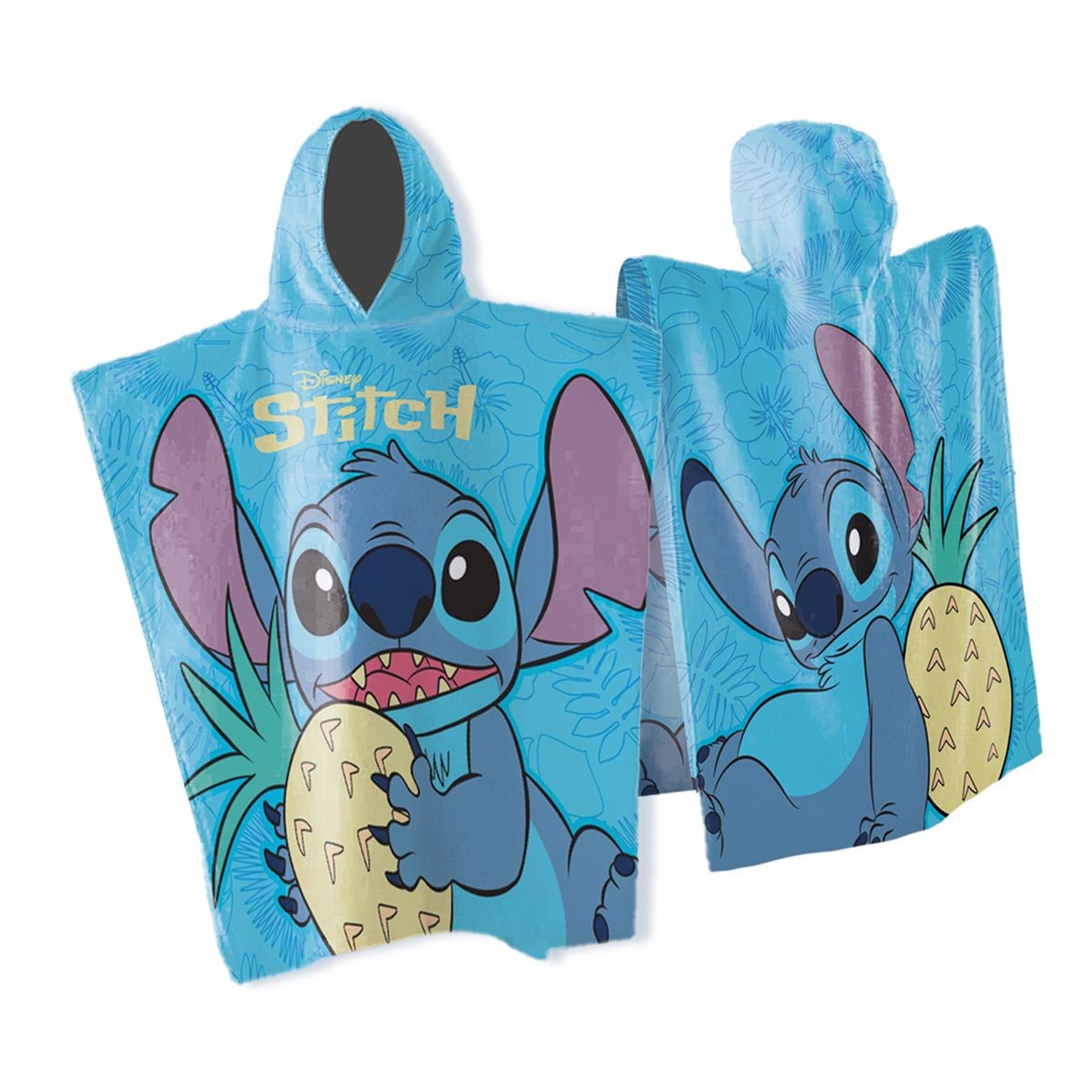 DIMcol Πόντσο Θαλάσσης Quick Dry Disney Home Lilo & Stitch 539 50x100 Sky Blue 100% Microfiber