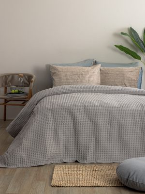 Palamaiki Κουβέρτα Πικέ 170x240 MARCIE GREY