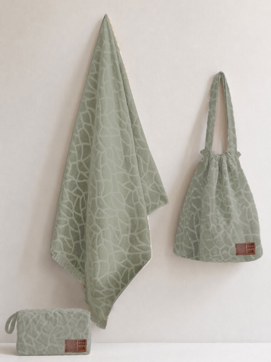 Palamaiki Πετσέτα Θαλάσσης Beach Collection 90x180 PD KHAKI - Image 2