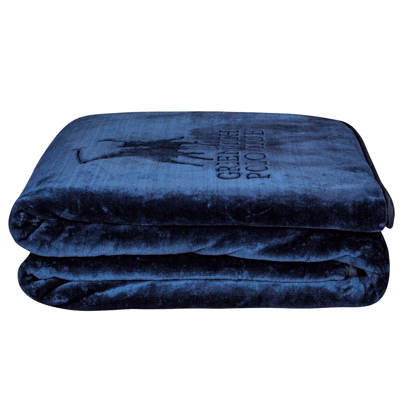 Greenwich Polo Club Κουβερτα Velour Μονη Essential 3439 Blue Blue - Image 3