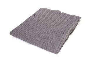 DIMcol Κουβέρτα Πικέ bebe Μονόχρωμη 325 gr/m² 85x110 Grey 100% Cotton