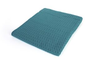 DIMcol Κουβέρτα Πικέ bebe Μονόχρωμη 325 gr/m² 85x110 Petrol 100% Cotton