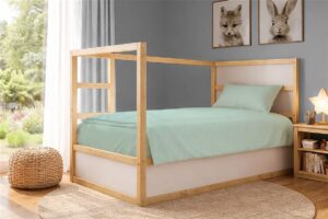 DIMcol Κουβέρτα Πικέ Μονόχρωμη 325 gr/m² 165x270 Mint 100% Cotton