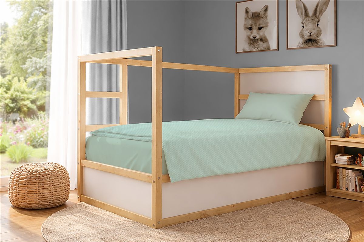 DIMcol Κουβέρτα Πικέ Μονόχρωμη 325 gr/m² 165x270 Mint 100% Cotton