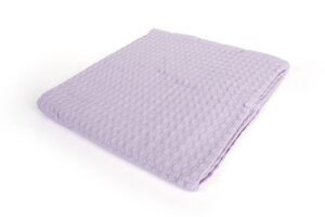 DIMcol Κουβέρτα Πικέ bebe Μονόχρωμη 325 gr/m² 85x110 Pastel Lilac 100% Cotton