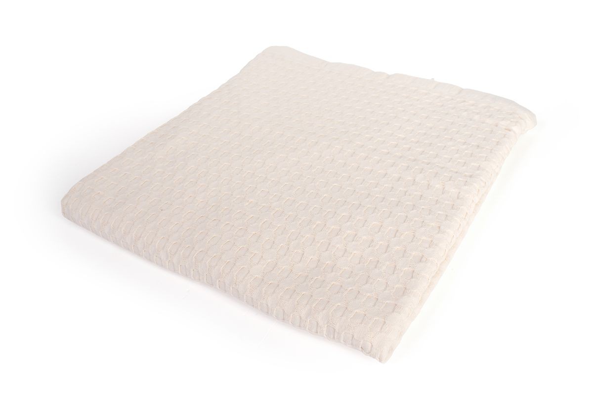DIMcol Κουβέρτα Πικέ bebe Μονόχρωμη 325 gr/m² 85x110 Ecru 100% Cotton