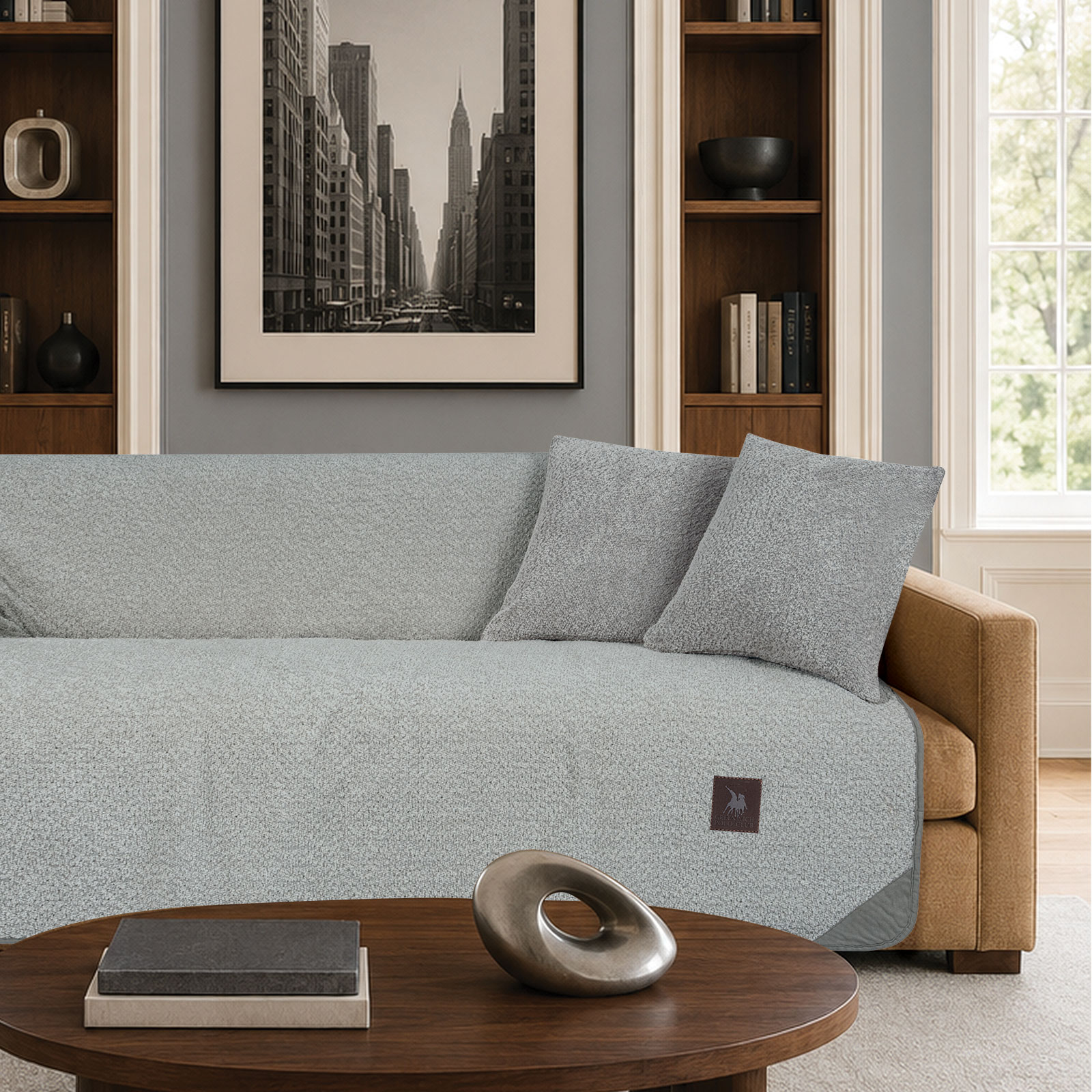 Greenwich Polo Club Ριχτάρι Premium Διθέσιο 175x250 3992 Grey