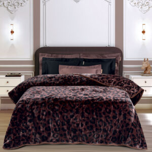 Greenwich Polo Club Κουβερτα Velour Υπερδιπλh Essential 2466 Brown Brown