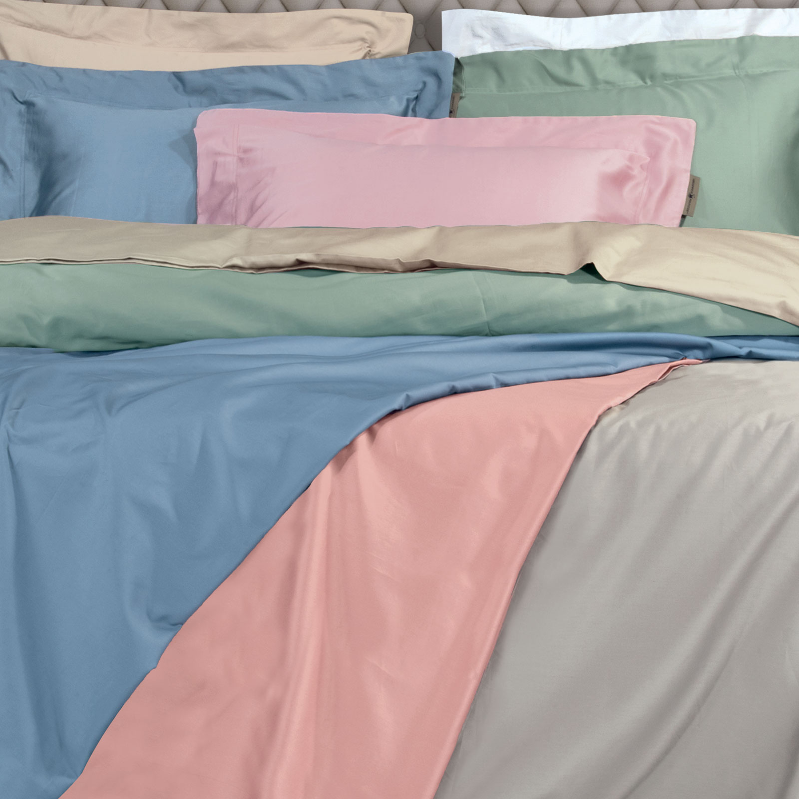 Greenwich Polo Club Ζεύγος Μαξιλαροθήκες Loft 50x70+5 2453 Beige