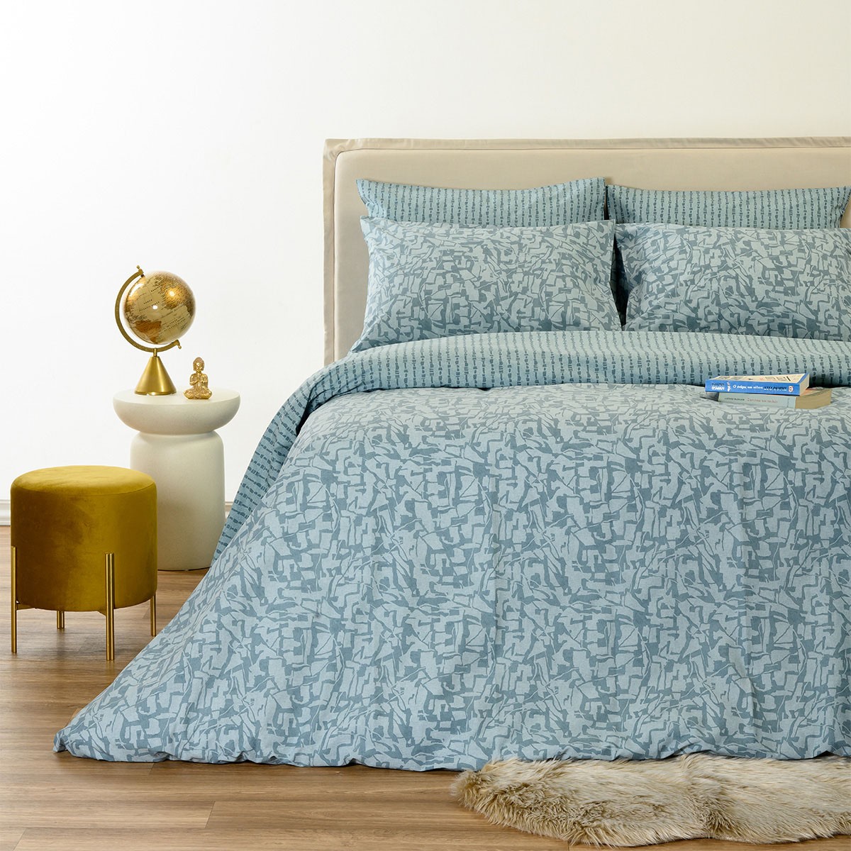 Melinen Home Παπλωμα Υπερδιπλο Storm Blue Ultra Line (220X240) 220Χ240