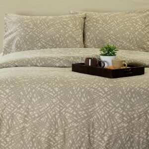 Melinen Home Σεντονι (Σετ 3 Τεμ.) 180Χ200+32 Neva Greige Winter Line Mini 180Χ200+32cm+53X72cm